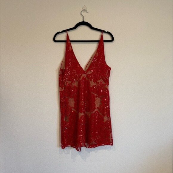 Free People Size 8 Night Shimmer Mini Dress NWT - Picture 6 of 8